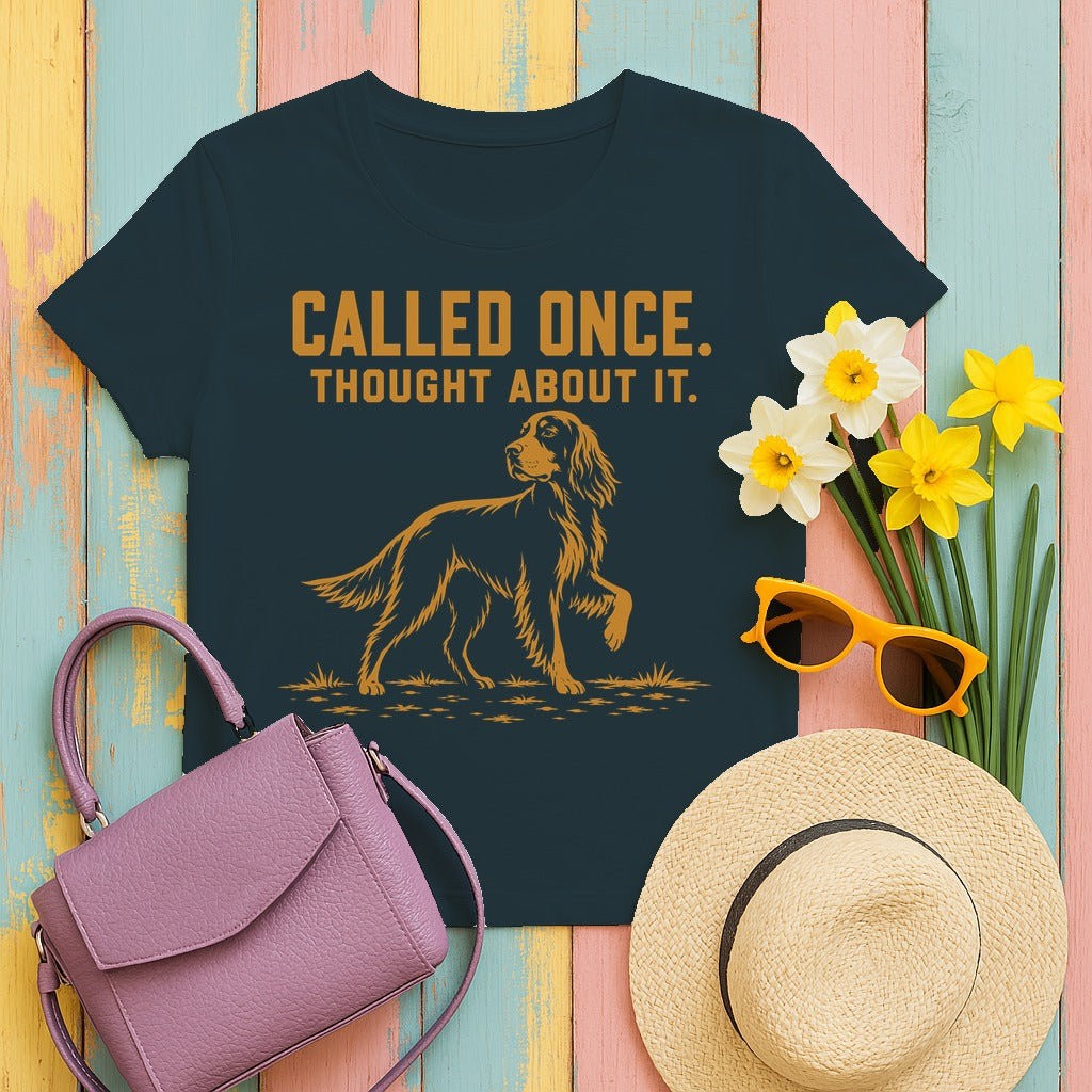 Called Once Gordon Setter T-Shirt in Midnight