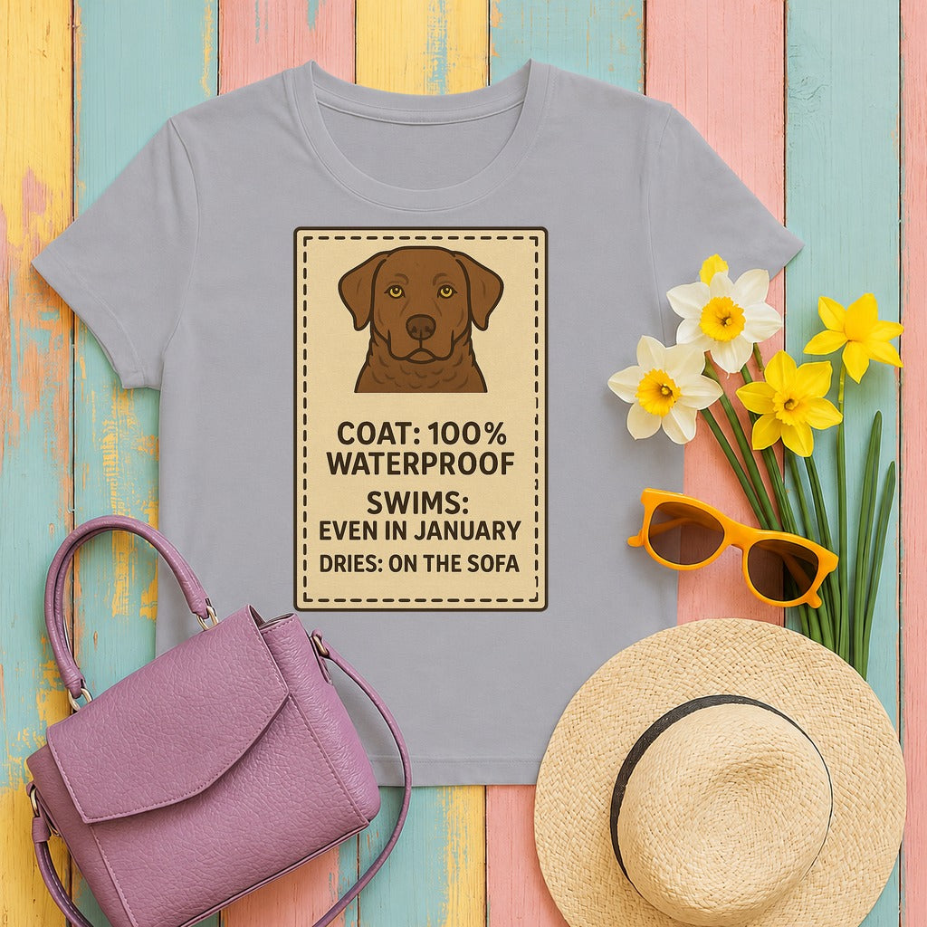Chesapeake Coat 100% Waterproof Tee in Athletic Heather