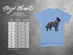 German Shepherd Floral Design Graphic T-Shirt product