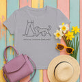 Nova Scotia Duck Tolling Retriever Shadow Employee T-shirt in Athletic Heather