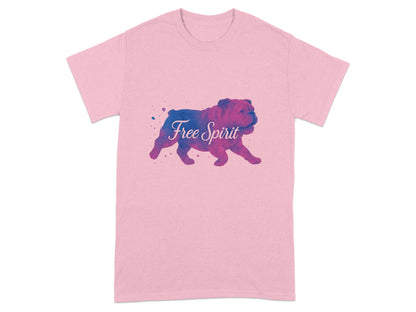 Free Spirit Bulldog Graphic Tee Shirt product type