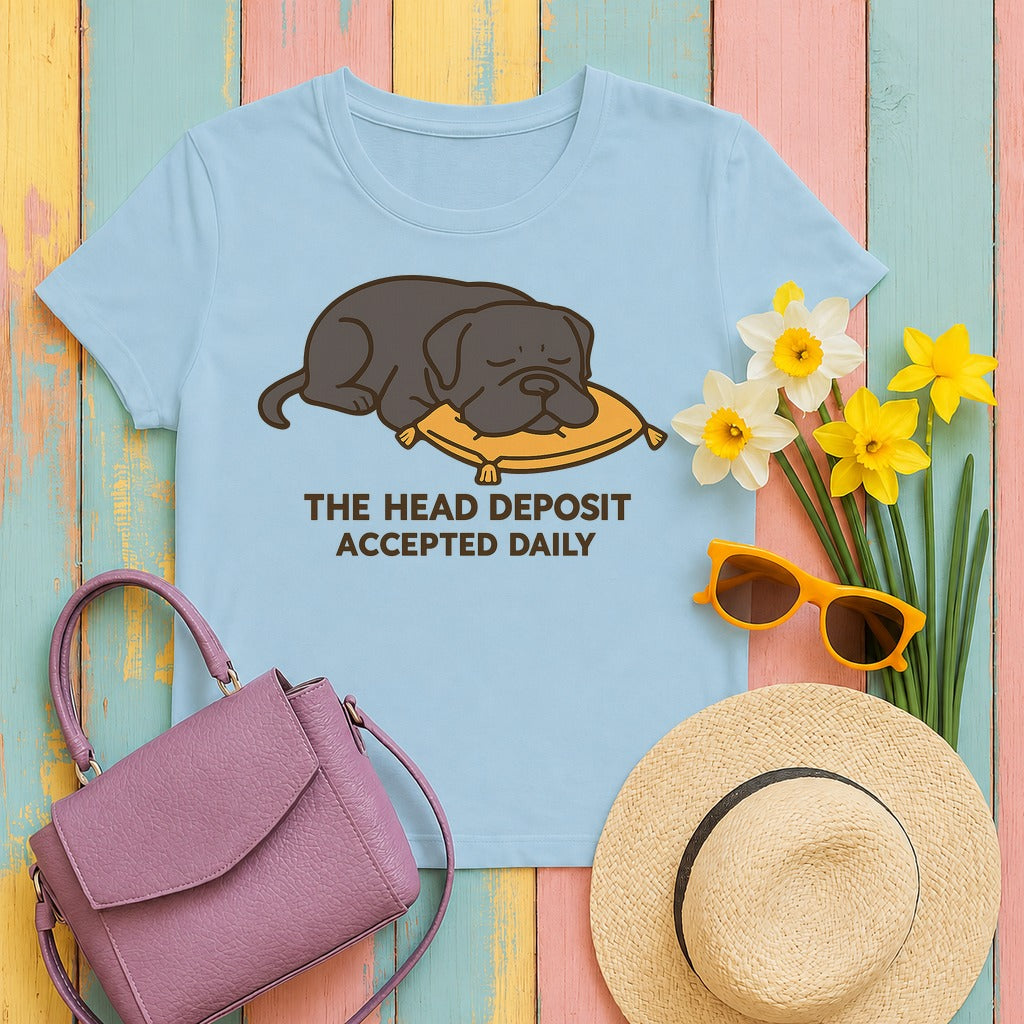 Cane Corso The Head Deposit Tee in Light Blue