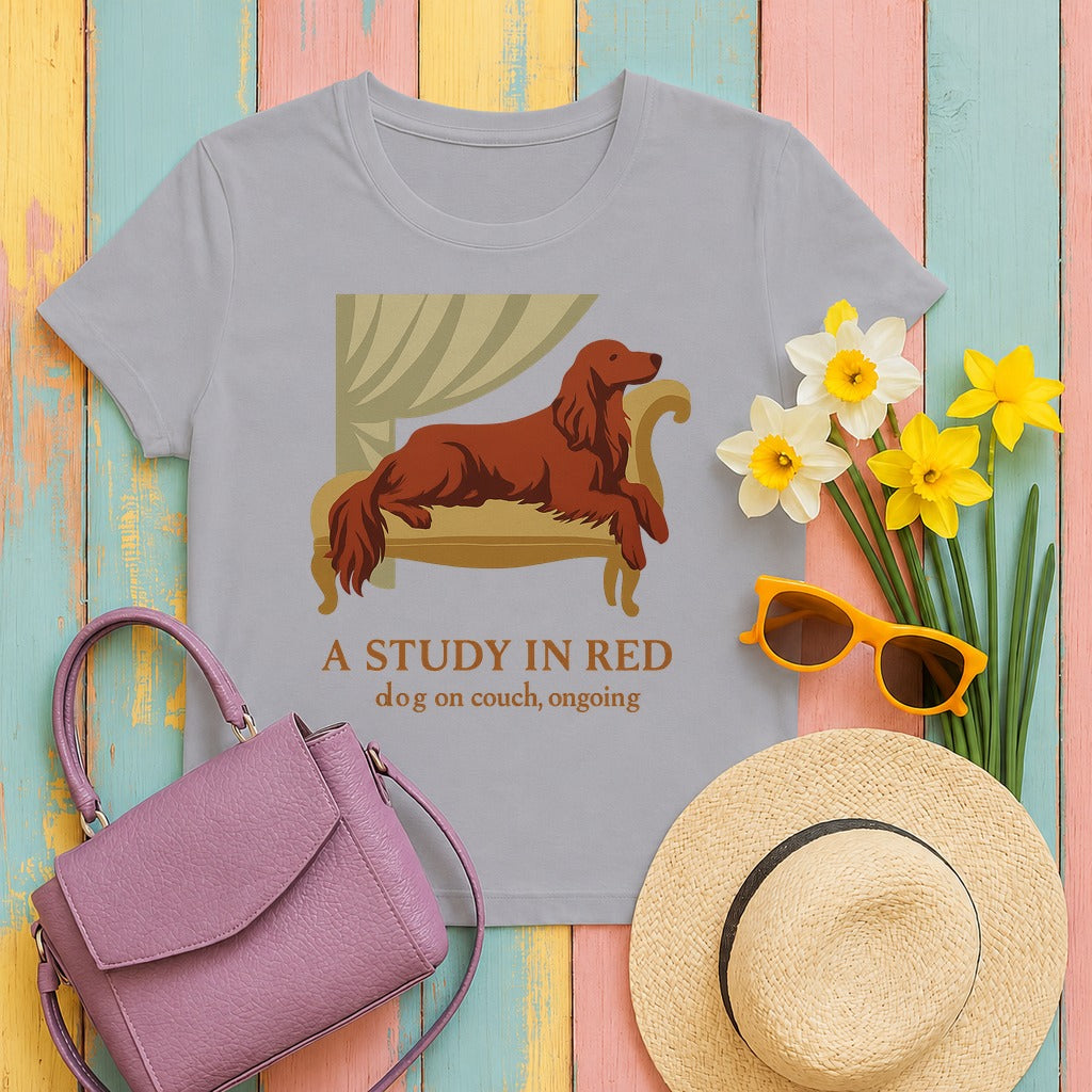 Irish Setter A Study in Red T-shirt in Athletic Heather