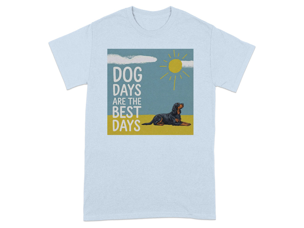 Dog Days Are The Best Days Graphic Tee Shirt