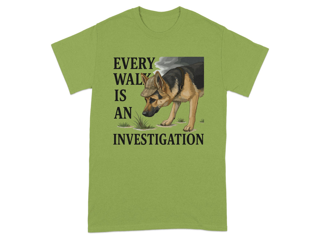 Every Walk is an Investigation T-shirt