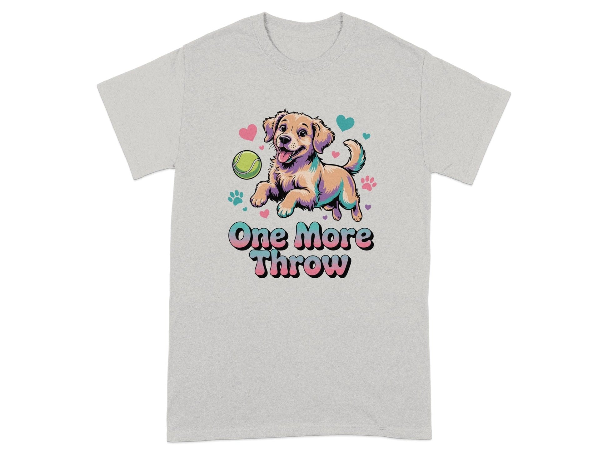 One More Throw Playful Puppy Graphic T-Shirt product type