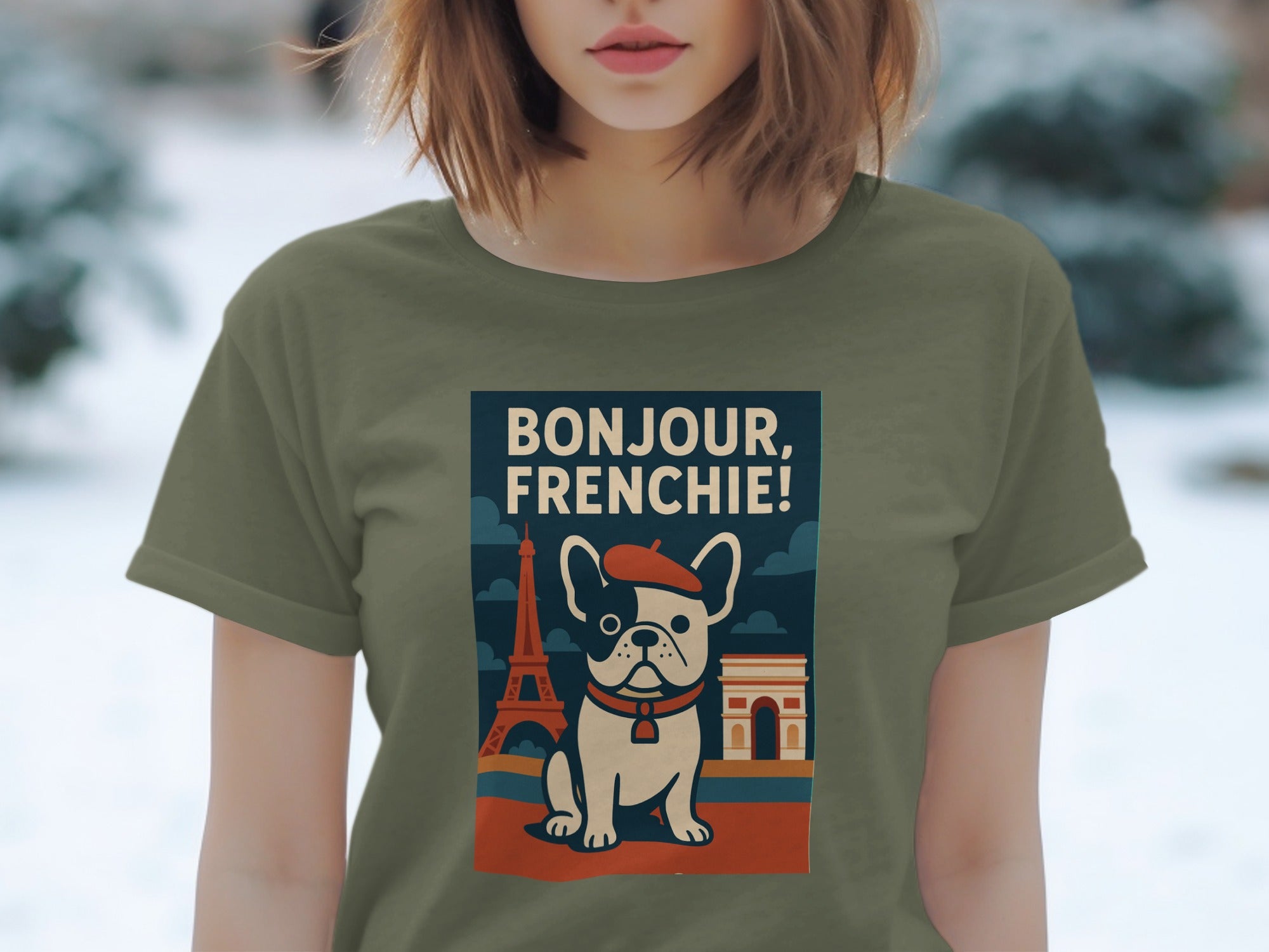 Bonjour Frenchie Graphic Tee Product