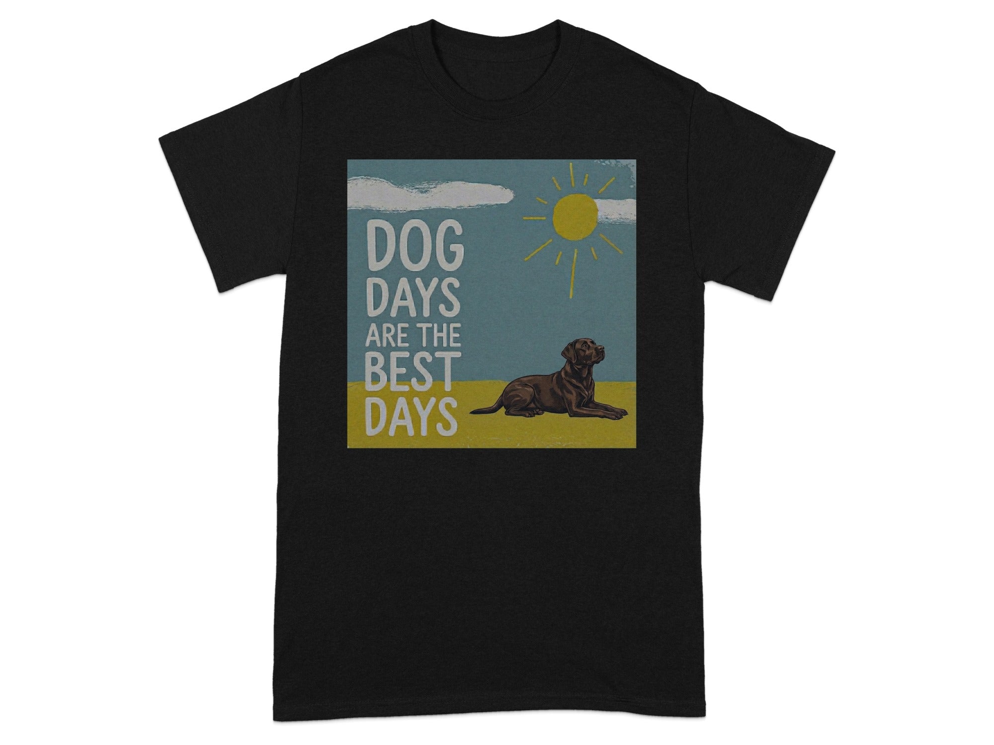 Dog Days Are The Best Days Graphic T-Shirt