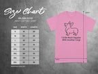 Gildan 5000 heavy cotton t-shirt size chart with widths and lengths measured in inches.