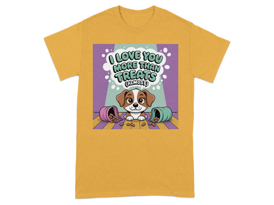I Love You More Than Treats Almost T-shirt product