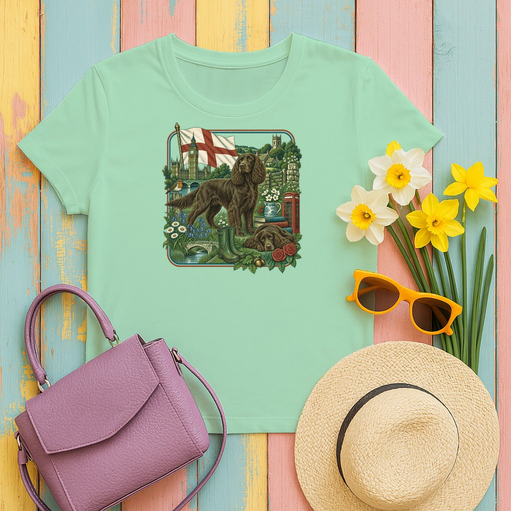 Field Spaniel England Heritage tee, Mint