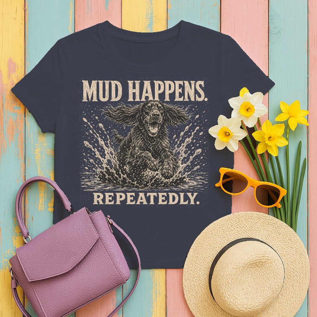 The Spirited Gordon Setter T-Shirt in Heather Navy