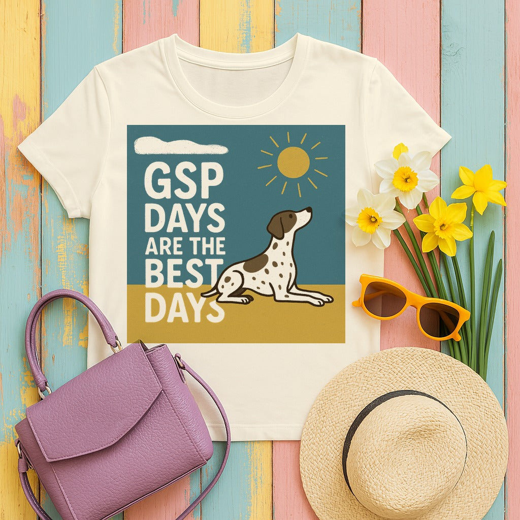 GSP Best Days Premium Graphic T-Shirt in Natural