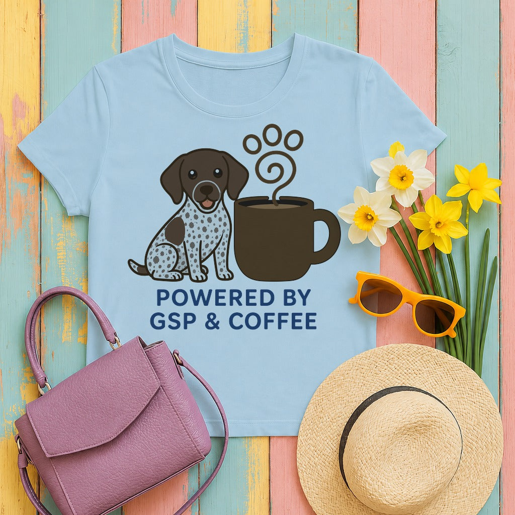 Powered by GSP & Coffee t-shirt