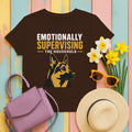Supervising German Shepherd T-Shirt in Dark Chocolate