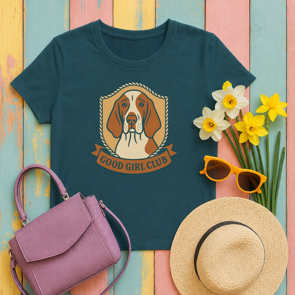 bracco good-girl-club tee flat lay hero