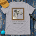 Greyhound A Study in Pointillism Tee in Athletic Heather