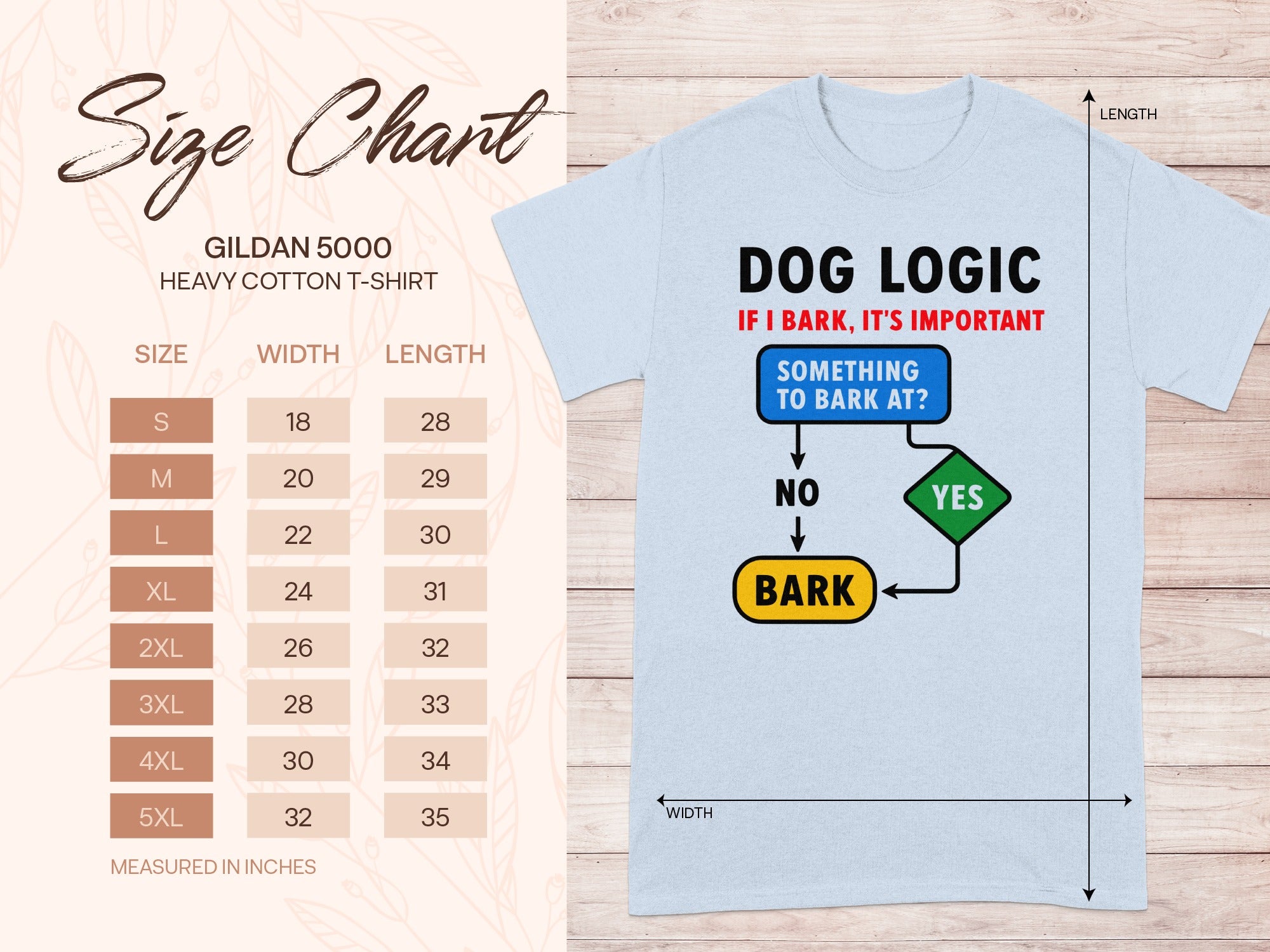 Dog Logic Humorous Graphic Tee T-shirt product