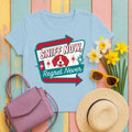 Sniff Now, Regret Never Retro Beagle T-Shirt in Light Blue