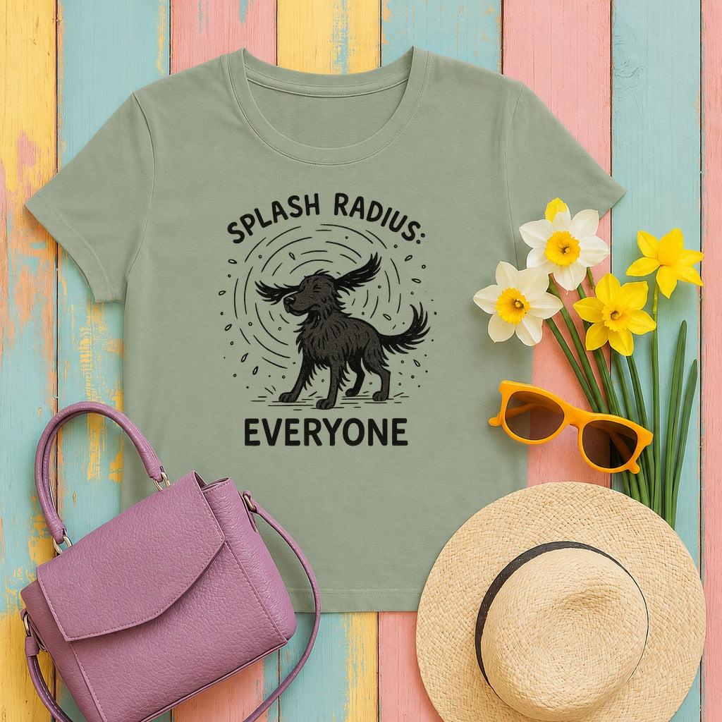 Flat-Coat Splash Radius Everyone Tee in Sage
