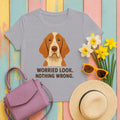 Bracco Italiano Worried Look Tee in Athletic Heather
