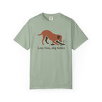 Live free dig holes dog graphic t-shirt for pet lovers