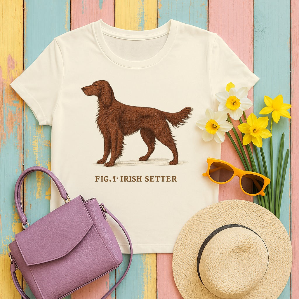 Irish Setter Fig. 1 Maximum Elegance T-shirt in Natural