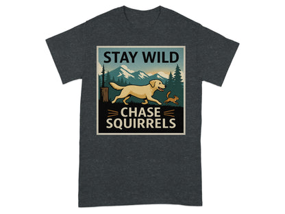 Stay Wild Chase Squirrels Graphic Tee product type