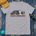 Privacy Is A Group Activity Australian Shepherd T-Shirt in Athletic Heather