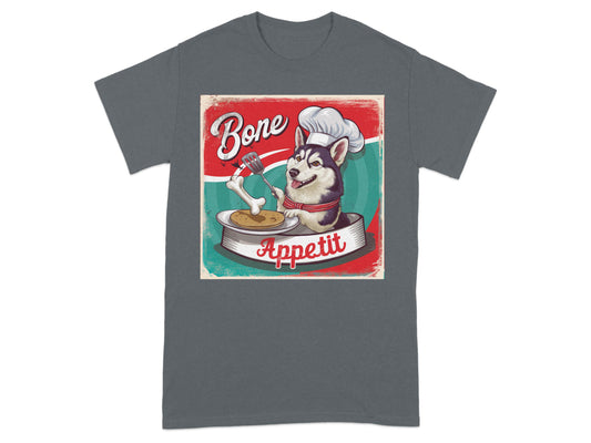 Bone Appetit Chef Dog Graphic T-Shirt product type