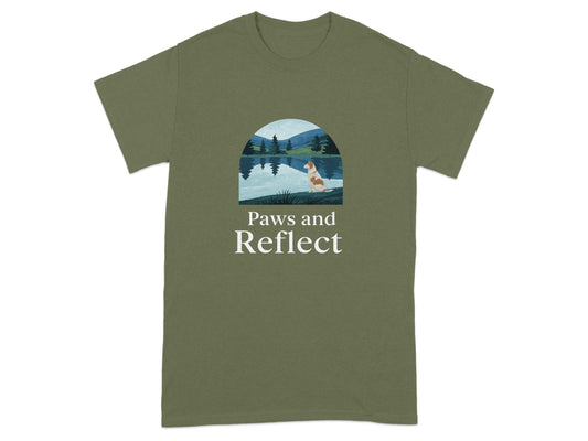 Paws and Reflect Scenic Design T-Shirt product