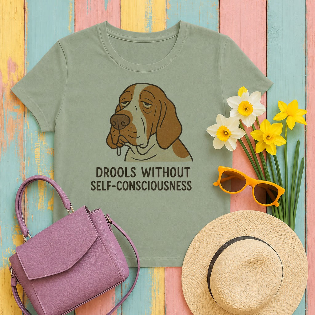 bracco drools-without-shame tee flat lay hero