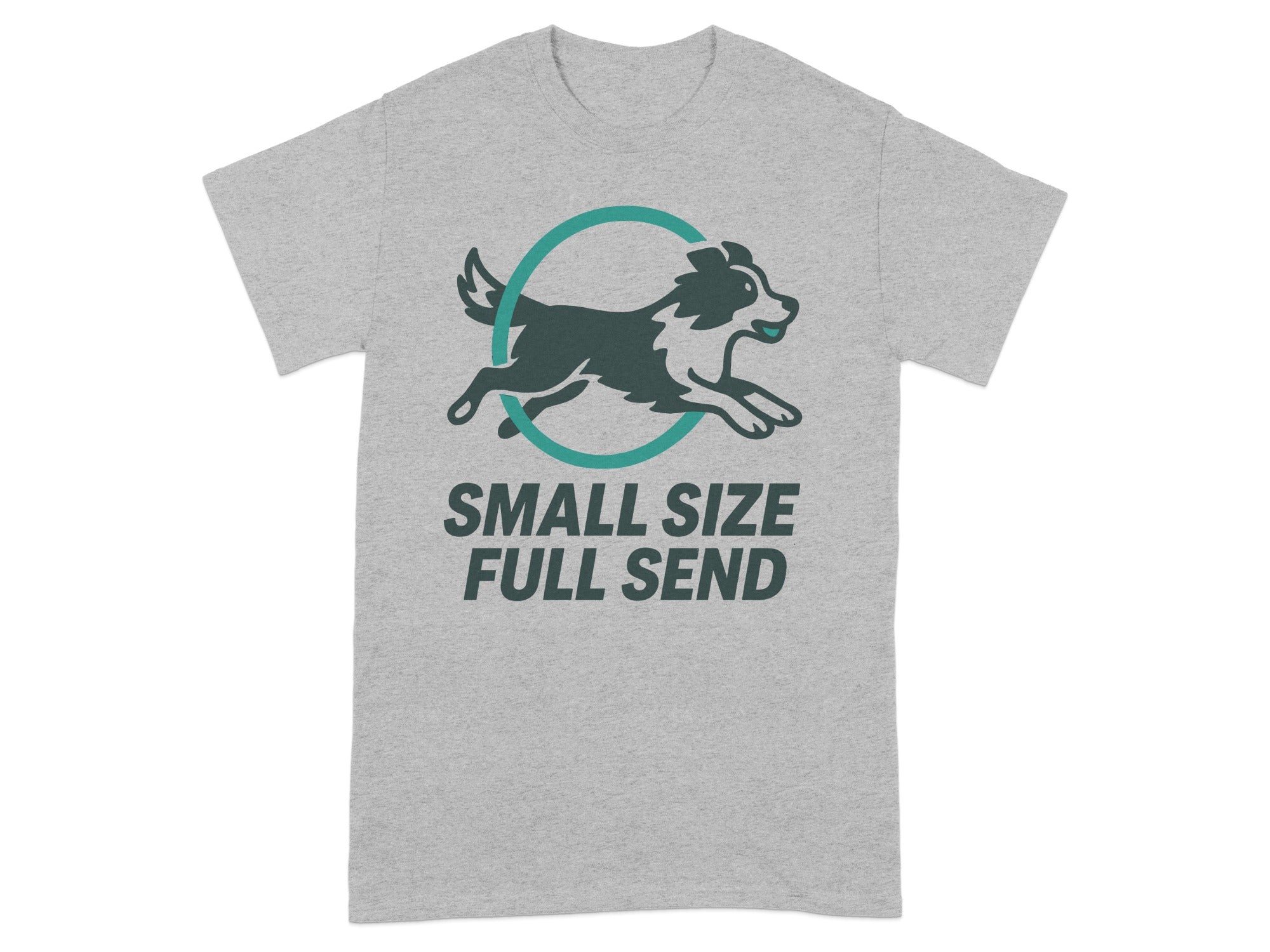 Small Size Full Send Dog Graphic T-shirt