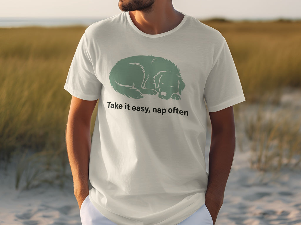 Take It Easy Nap Often Dog Lover T-shirt