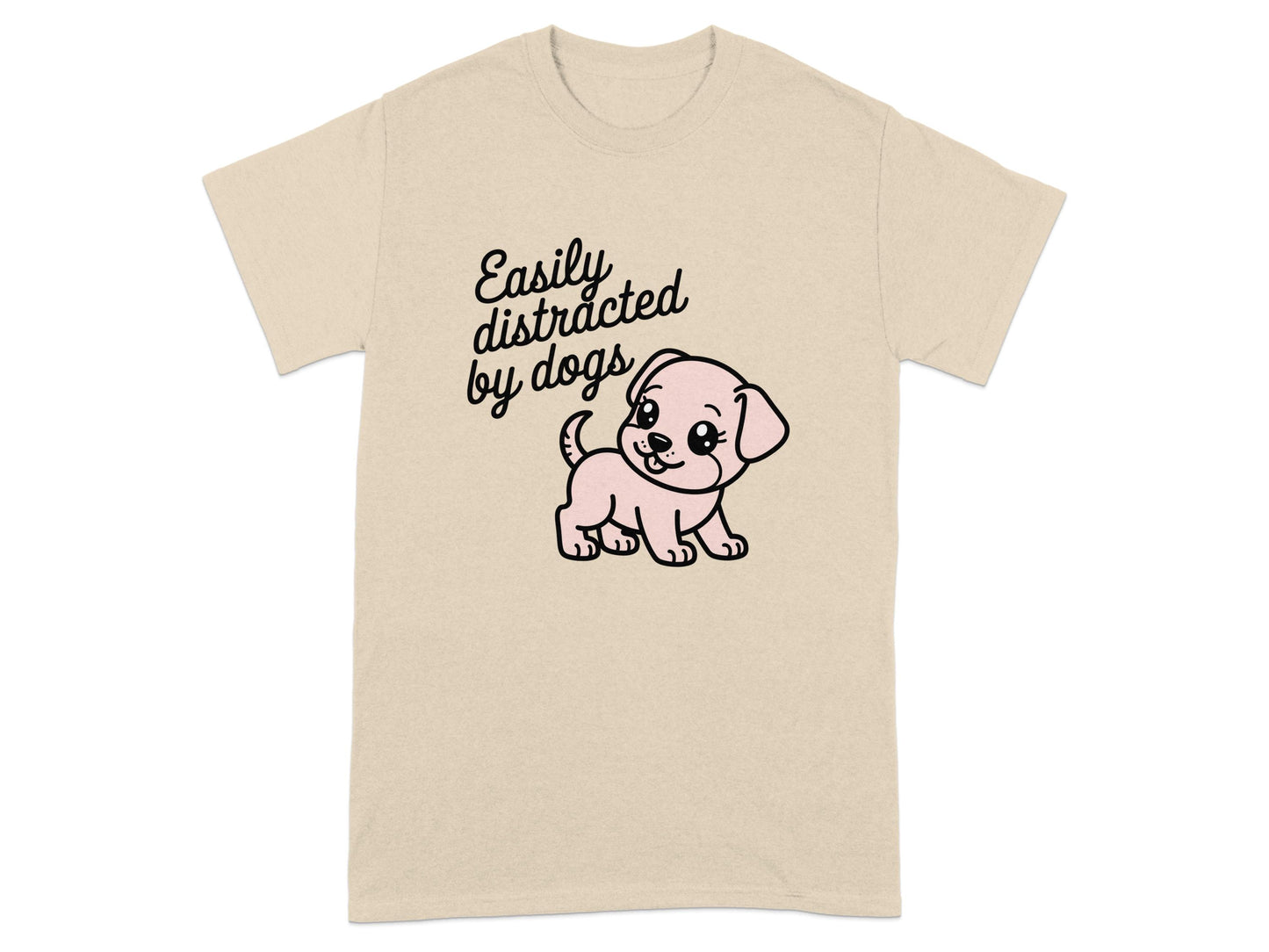 Easily Distracted by Dogs Graphic T-Shirt product