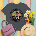 Full Body Lean Certified Golden Retriever T-Shirt in Charcoal