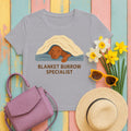 Vizsla Blanket Burrow Specialist Tee in Athletic Heather