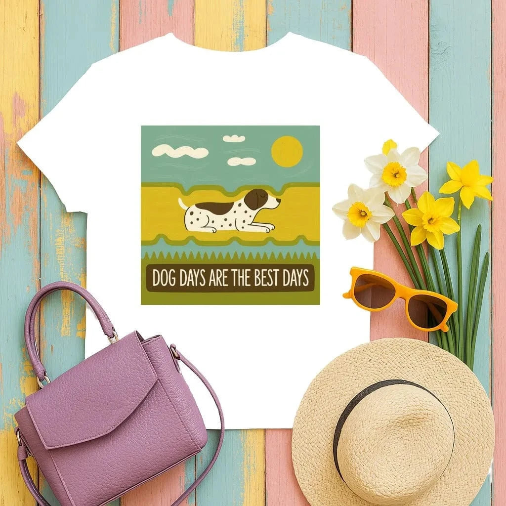 Dog Days Are The Best Days German Shorthaired Pointer T-Shirt T-shirt