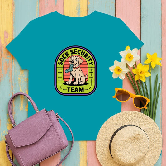 Sock Security Team Dog Graphic Women's T-Shirt product