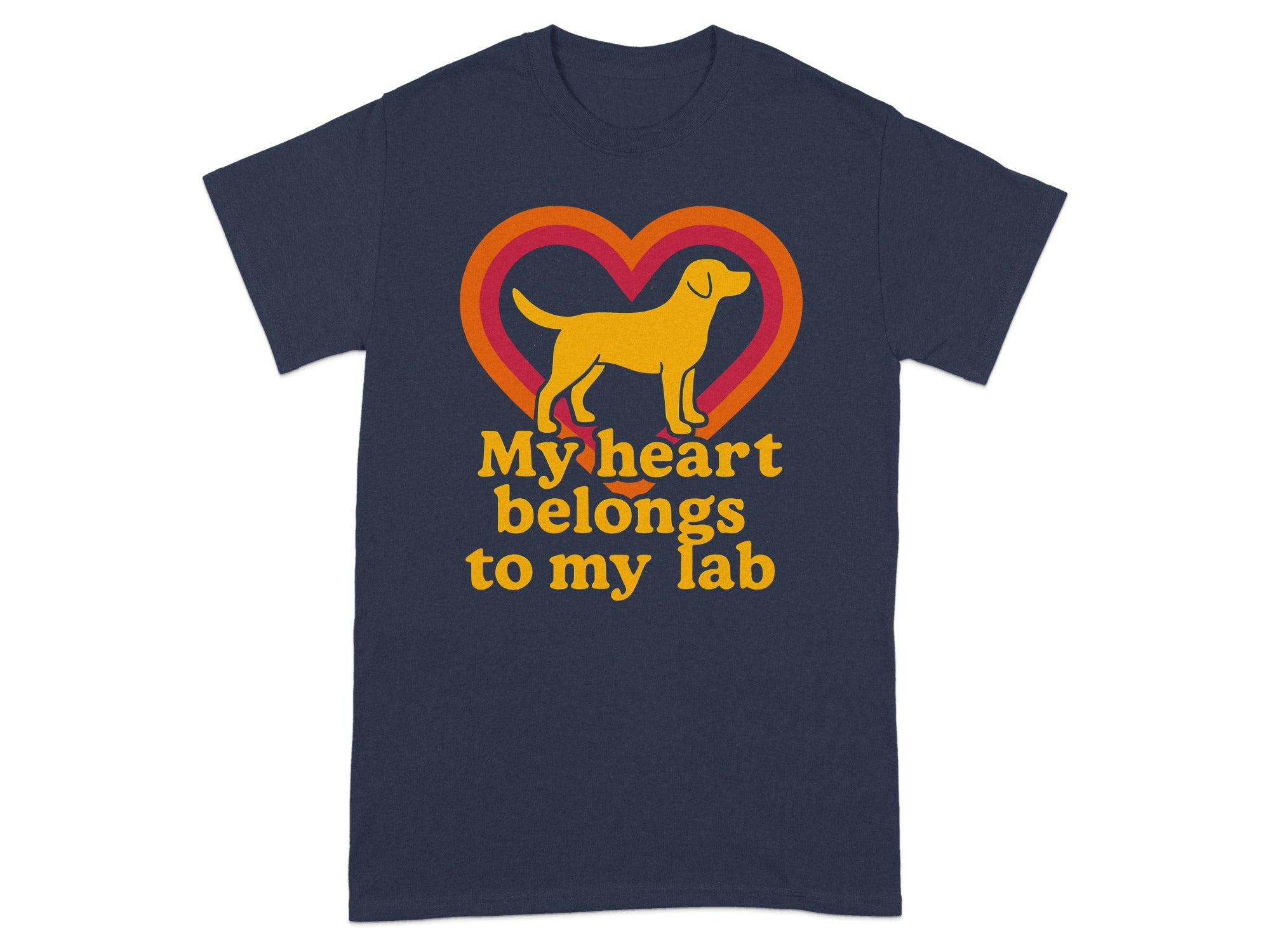 My heart belongs to my lab T-shirt product