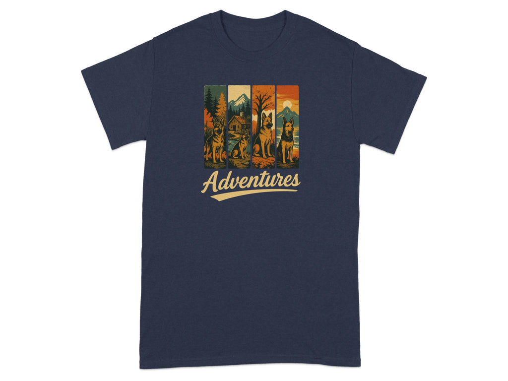 Vintage Adventures Graphic T-Shirt for Outdoor Enthusiasts