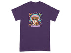 Cute Puppy with Rainbow and Butterflies T-shirt