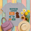 Boykin Spaniel Logic T-shirt in Athletic Heather