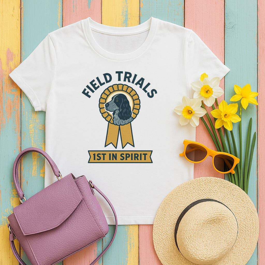English Cocker Field Trials Tee in White