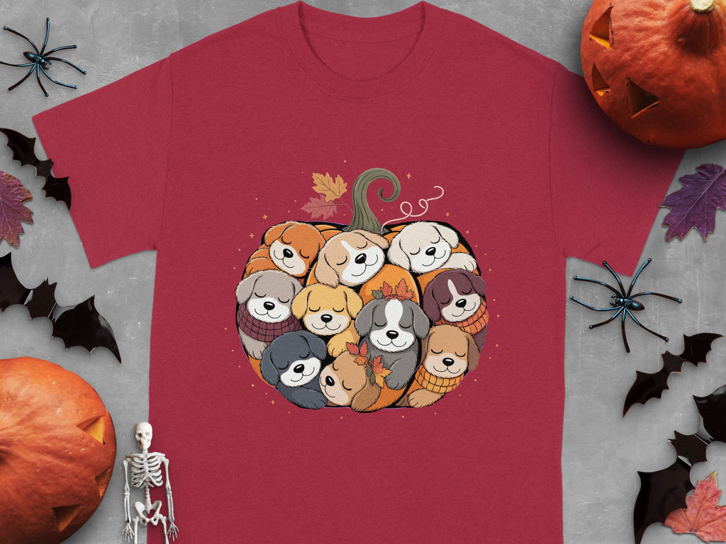 Cute Pumpkin with Dogs Halloween Shirt