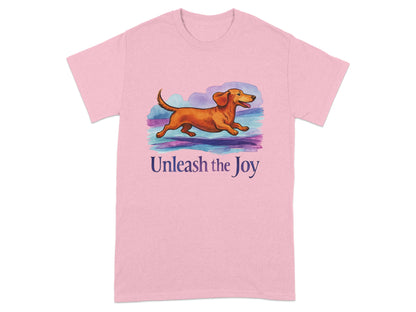Unleash the Joy Funny Running Dog T shirt product type