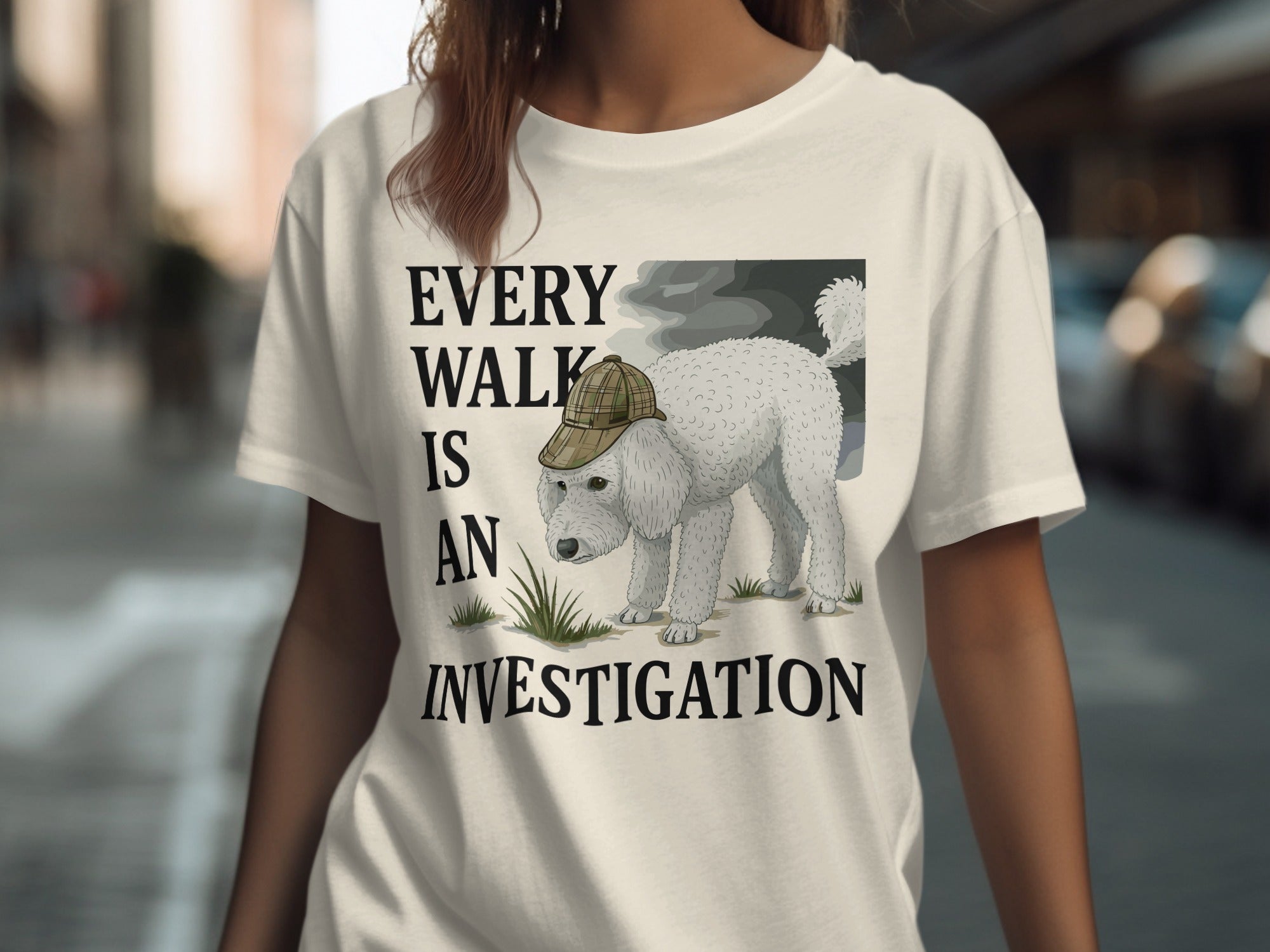 Every Walk is an Investigation T-shirt