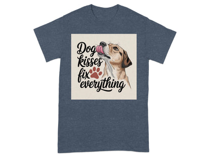 Dog Kisses Fix Everything Graphic T-Shirt product type