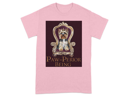 Paw-Perior Being Dog Art Printed T-Shirt product