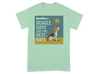 Beagle sitting under the sun with text "Beagle Days Are The Best Days".